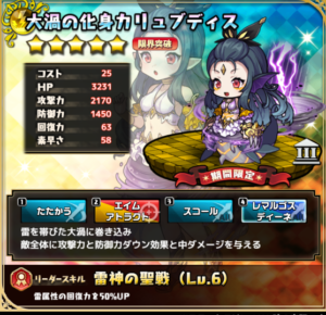 大渦の化身カリュブディス